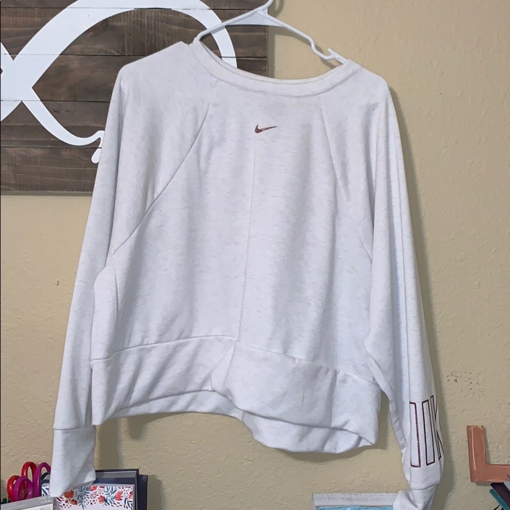 Nike crop top sweatshirt